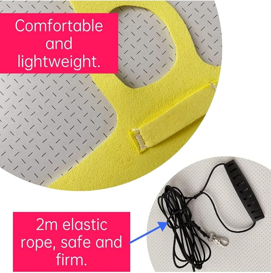 Bird Flight Harness Vest Parrot Flight Suit with Leash for Parakeets Cockatiels Conures Budgies, Bird Flying Clothes with Rope and Handle for Outdoor Activities Training (S,Yellow)