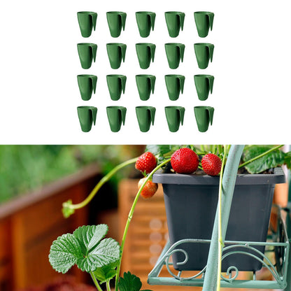 Fonowx 20 Pieces Plant Propagation Cup Fast Transplanting Stem Branching Cup Strawberry Roots Nursery Pot Breathable PP Structure, Size S
