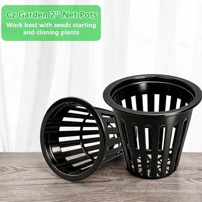 KoMvzyl 200PCS 2 inch Net Pots,Hydroponics Cup, Net Cups for Indoor or Outdoor Growing