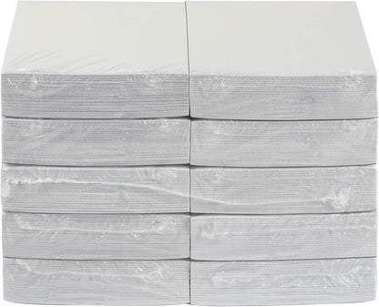 Amazon Basics Blank Index Cards, 1000 Count, 10 Pack of 100, White, 3" x 5"