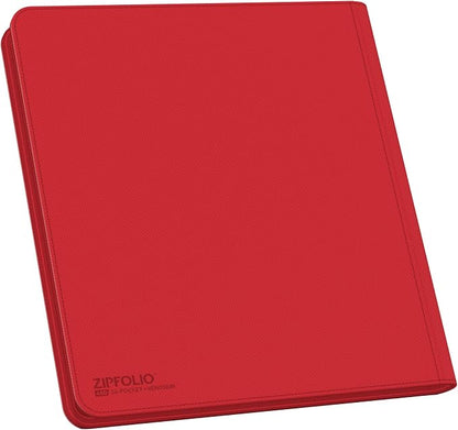 Ultimate Guard Zipfolio 480 – 24 Pocket XenoSkin (Quadrow) Red