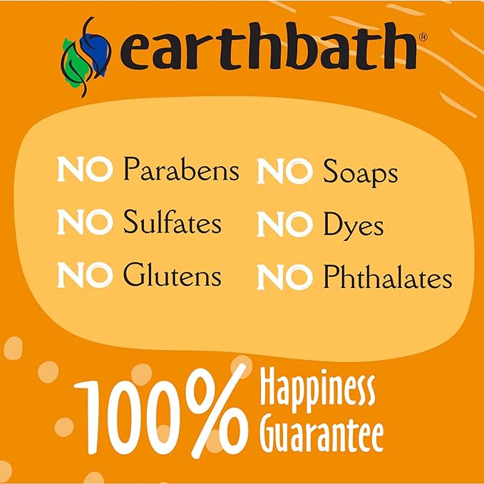 earthbath, Wild Cherry 2-in-1 Cat Conditioning Shampoo - Cruelty Free Cat Shampoo and Conditioner, Made in USA, Gentle, Safe Pet Wash for Kittens - 16 Oz (1 Pack)