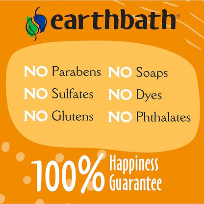 earthbath, Oatmeal & Aloe Dog Shampoo - Oatmeal Shampoo for Dogs, Itchy, Dry Skin Relief, Dog Wash, Made in USA, Cruelty Free, Fragrance Free Pet Shampoos - 16 Oz (1 Pack)
