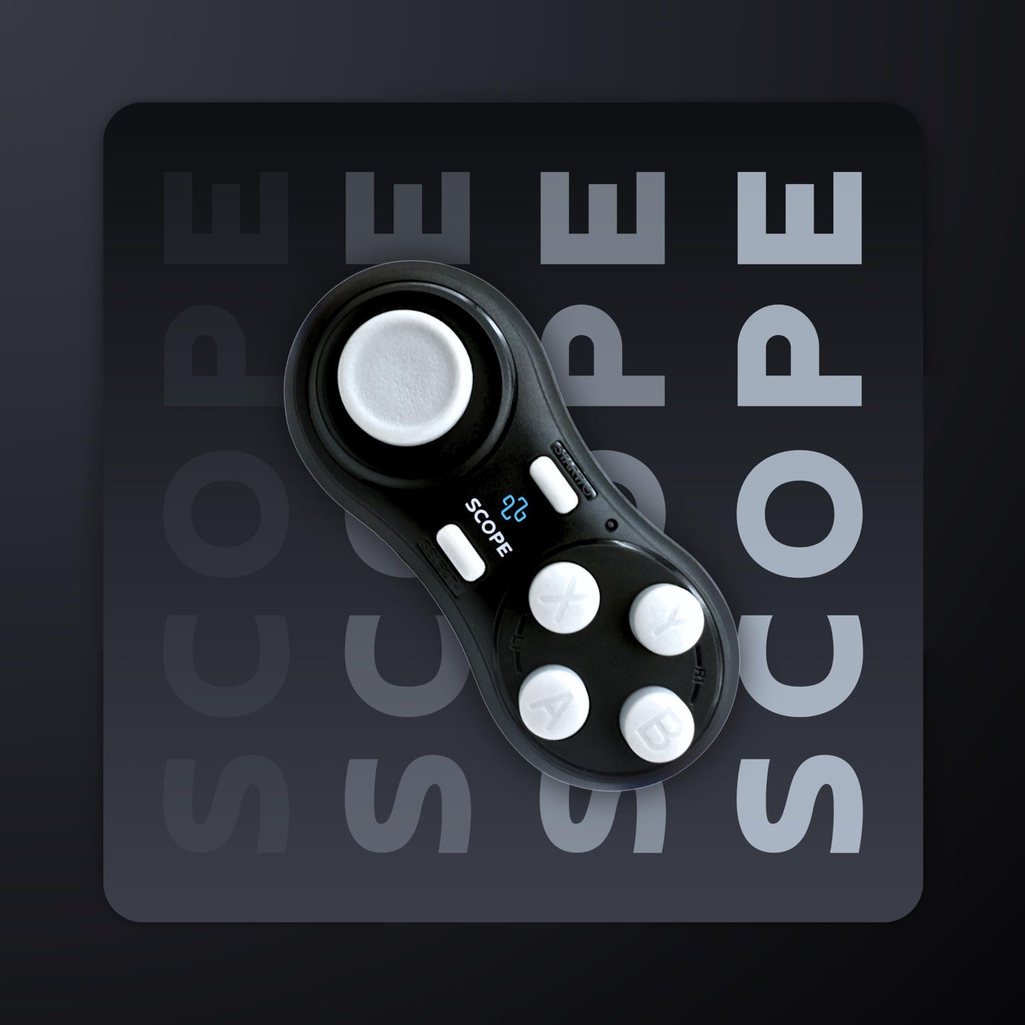 Scope Remote- Remote for Anki. Customizable with Anki Add-on, Compatible with Windows, Mac, iOS, iPad, and Android. Quizlet Compatible, Anki Controller. Midnight Black, Plus (16-18 Hours Battery)