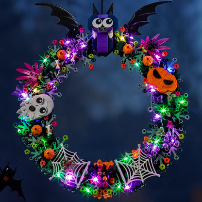 BRICKSHINING LED Lighting Compatible with Lego 40825 Halloween Wreath - JUST Lights,Light Kit Compatible with Lego 40825,NOT Included The Model Set