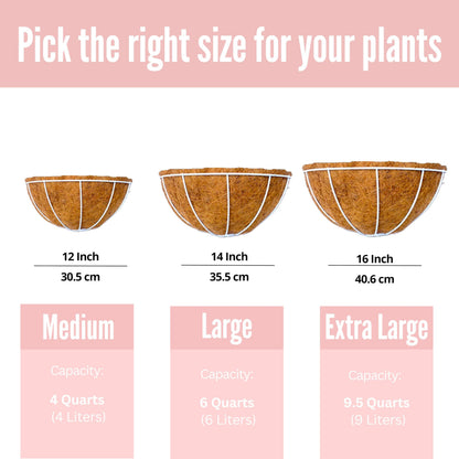 LalaGreen Bundle-2 Pack,24 Inch White Rectangular + 2 Pack,16 Inch White Metal Hanging Planter with Coco Liner, Window Deck Fence Rail Flower Pots,Farmhouse Wall Mount Balcony Porch Outdoor Basket Box