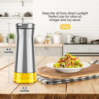 salt shaker and oil dispenser