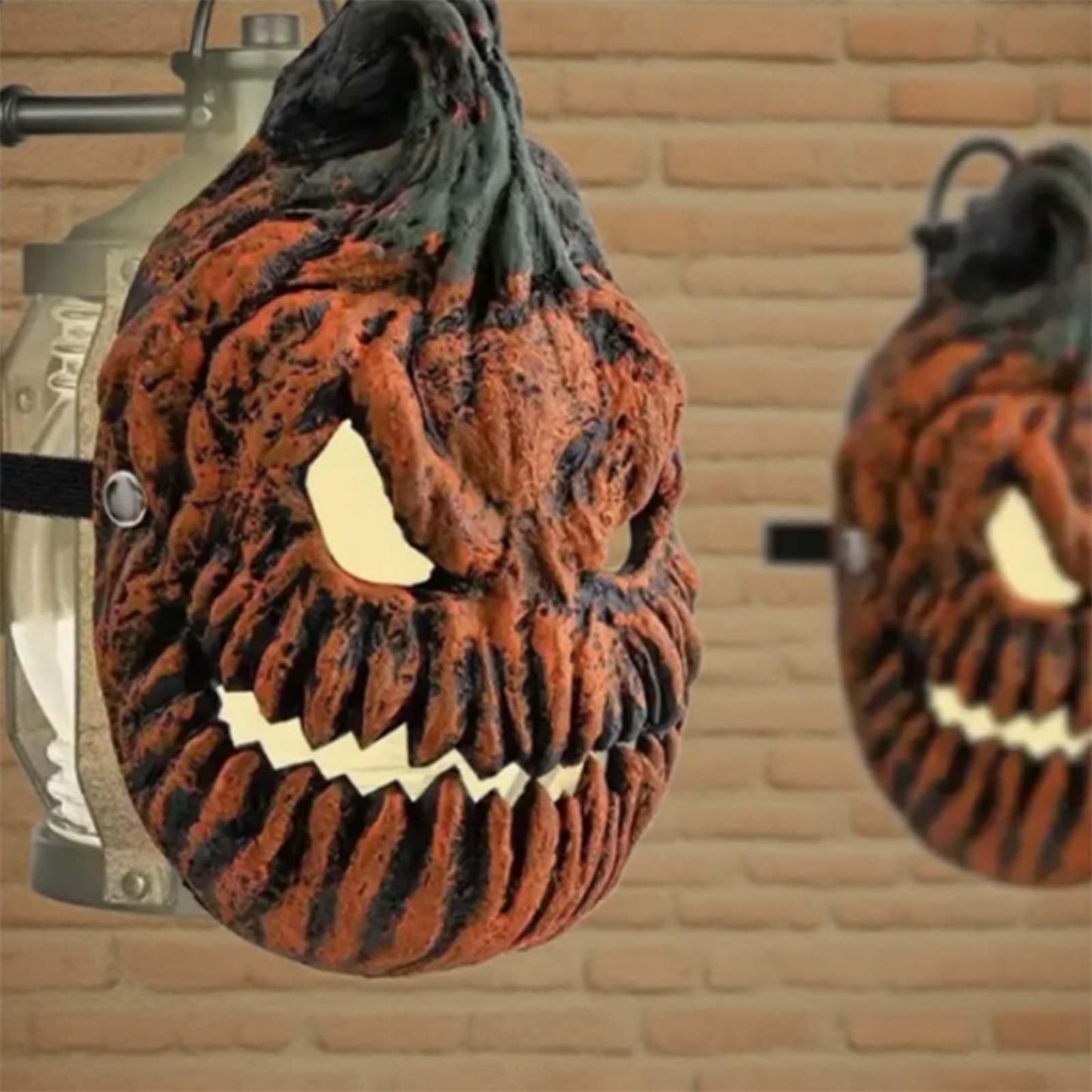 2 Pcs Halloween Decorations Pumpkin Porch Mask Light Cover,Halloween Porch Lamp Cover,Garage,Front Door,Outdoor,Ceiling Lamp