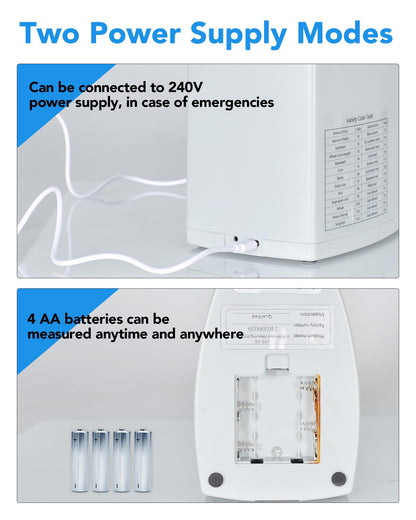 Digital Grain Moisture Meter, Accurate Moisture Testing for Wheat, Corn, Rice for 24 Kinds of Grains, Quick Reading with LCD Display, Multi-point calibration & error correction for Agricultural Use