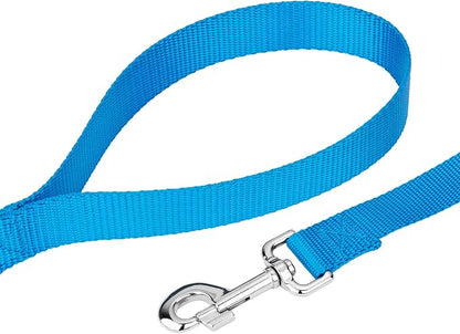 Country Brook Petz - Everyday Nylon Dog Collar and Leash - 10+ Cool Colors (3/8 Inch, Extra Small, Ice Blue)