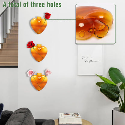 CYZglass Wall Hanging Planter Propagation Station for Indoor Plants Glass Vase Air Plant Holder Gift for Women Girlfriend Plant Lover