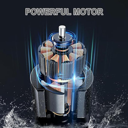 Sump Pump Submersible 1HP 3700GPH Utility Water Pump Portable Transfer Electric Water Sump Pumps with 8 Accessories for Swimming Pool Draining Hot Tub Pond Basement