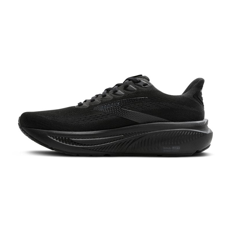 Brooks Men’s Ghost 17 Neutral Running Shoe - Black/Black/Ebony - 7 X-Wide