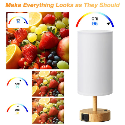 Dicoool Light Therapy Lamp 10000 Lux - Full Spectrum Sunlight Lamp, Happy Light for Seasonal Mood Boost - CRI 96+ Sun Lamp for Windowless Office, Reading, Shift Workers - Remote & Timer