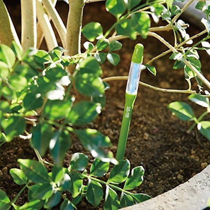 Sustee Aquameter (Small Green Refillable - Bundle of 2) - House Plant Soil Moisture Meter, Humidity Sensor Probe, Water Level Indicator - Best for Indoor Potted Plants