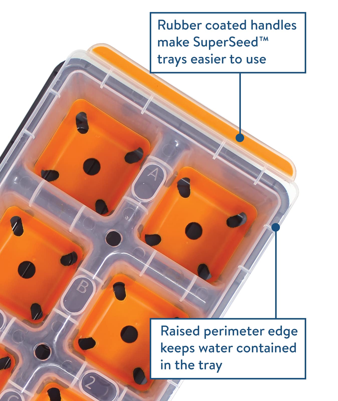 Burpee SuperSeed Windowsill Seed Starting Tray| 8 XL Cell| Reusable & Dishwasher Safe| for Vegetable, Flower & Herb Seeds| Window Garden Seed Starter Kit| Green