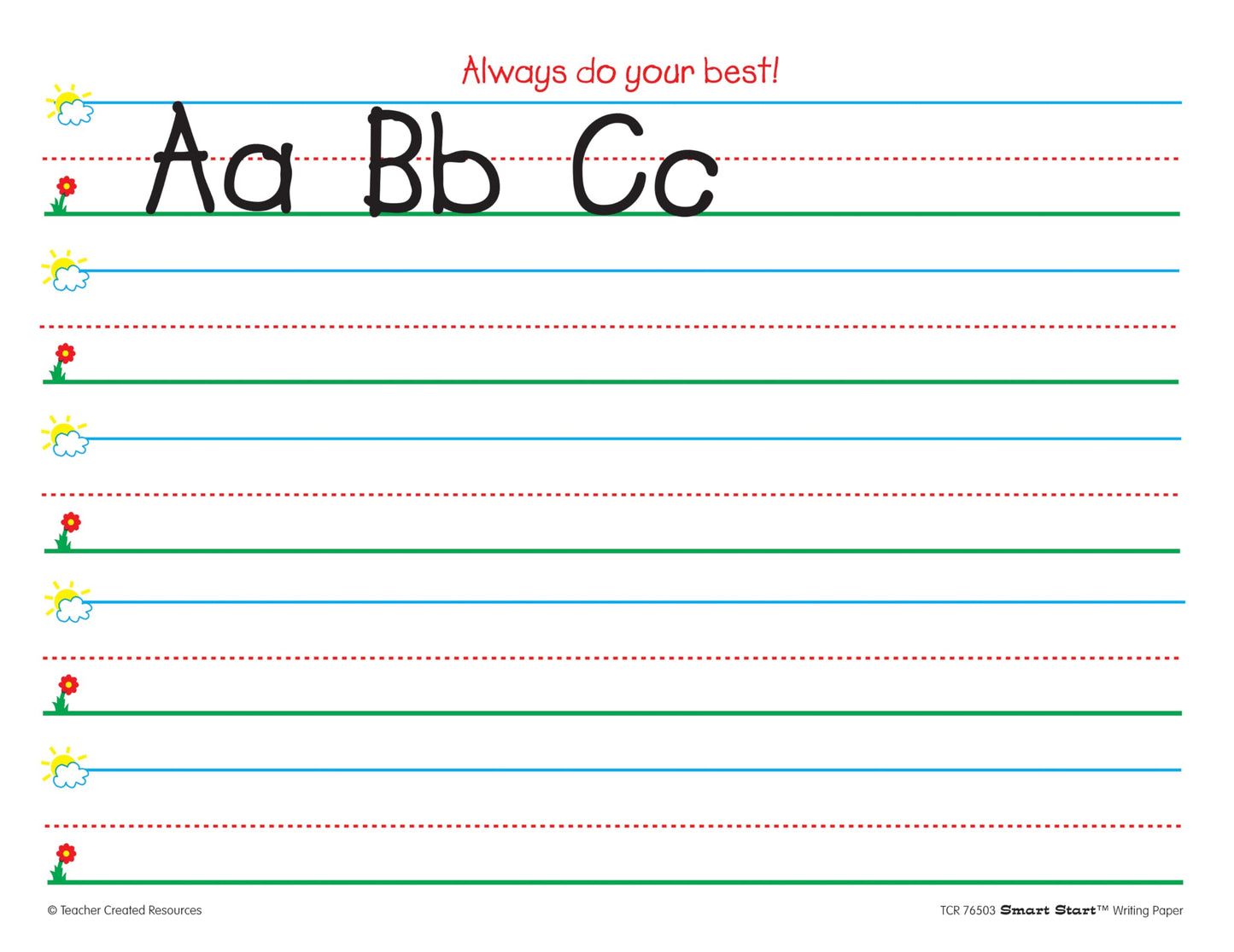 Teacher Created Resources Smart Start K-1 Writing Paper: 360 Sheets (TCR76503)