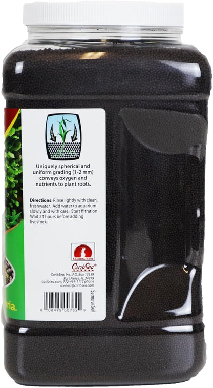 CaribSea Dry Packed Substrate Samurai Soil 9lb for Shrimp and Planted Aquaria