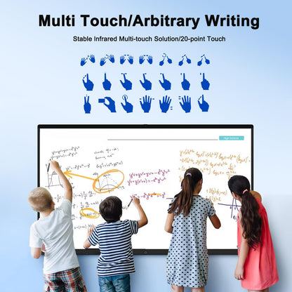 65″ Smart Board, 4K UHD Touchscreen Display Electronic White Board,Android 14 Built in Ultra High Definition Camera Open App Ecosystem, Interactive Whiteboard for for Business Office Classroom Home