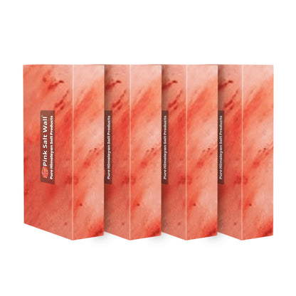 4 Himalayan Salt Bricks 8"x4"x2" For Build Spa Sauna | Himalayan Pink Salt Block For Home Decor & Salt Wall | Block 5.5Lbs Home Improvement