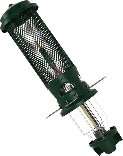 Squirrel Buster Legacy Squirrel-Proof Bird Feeder for Wild Birds – 4 Metal Removable Perches, 2.6 lb Seed Capacity, Chew-Proof Design, Easy to Clean, Green