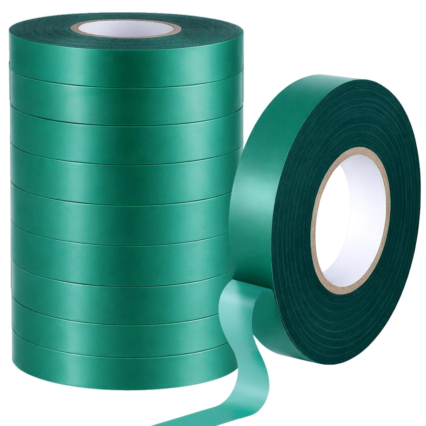Prudiut 1500 Ft Plant Tape 1/2" Stretch Garden Tape Sturdy Plant Ribbon Nursery Tree Tapes Support for Indoor Outdoor Patio, Tree, Vegetables, Branches