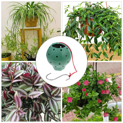 Ciieeo 5pcs Multi-Opening Strawberry Jar Planters Plastic Succulent Plant Pots Hanging Seedling Containers for Indoor Outdoor Gardening and Orchid Planting