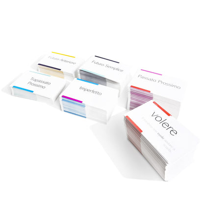 Pat's Flash Cards 800 Italian Conjugation Flash Cards - 200 Verbs with Full Examples in Both Italian and English and 6 Different Tenses Made in The U.S.A