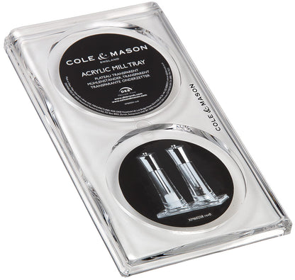 Cole and Mason Salt and Pepper Mill Tray, Acrylic