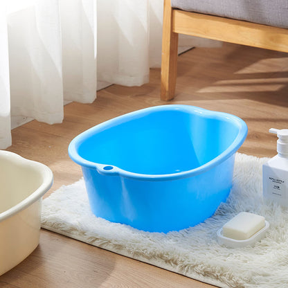 AXLOFO® Foot Soaking Tub Large Size Foot Basin, Feet Soaking Tub with Massage Acupoint, Pedicure Feet Soak Basin Plastic Bucket for Women and Men (Black)