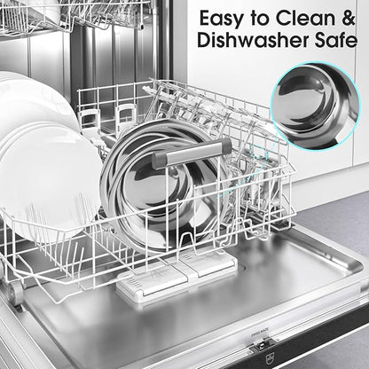 Dog Crate Bowls Hanging No Spill, 2 Pack 47oz & 56oz Crate Water Bowl Stainless Steel Kennel Food Bowl Water Dispenser Set Mountable Cage Accessories Metal Feeder Dish Coop Cup for Large & Medium Pet
