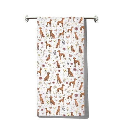 JNIAP Vizsla Dog Kitchen Towels Vizsla Lover Gift Vizsla Mom Gift Vizsla Owner Gift Hungarian Vizsla Dish Towels (Soil thindog kt)