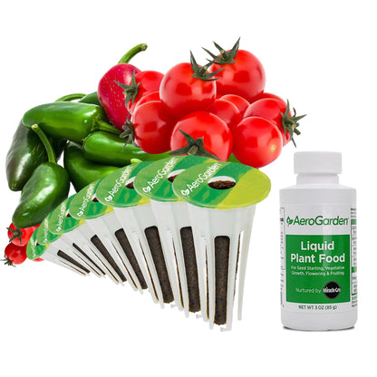 AeroGarden Salsa Garden Seed Pod Kit, 9-pod