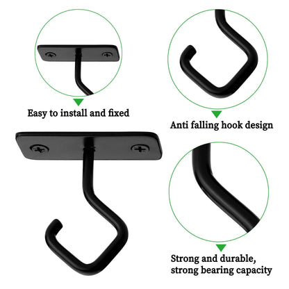 AJART Ceiling Hooks for Hanging Plants: Iron Plant Hanger for Wall Mount - 8 Pack/2.5 Inch Ceiling Hook for Indoor Use