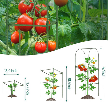 Cucumber Trellis for Plant Climbing- Cucumebr Arch Trelli for Flower Vine Vegetable Tomato Cage Raised Bed- Foldable Garden Tunnel Trellis