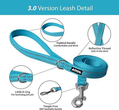 AIITLE Small Harness for Puppy with A Leash - Dog Vest Harness with Super Breathable Mesh, Reflective No-Pull Pet Harness for Outdoor Walking, Running for Small Dogs, Cats Hot Pink XXS