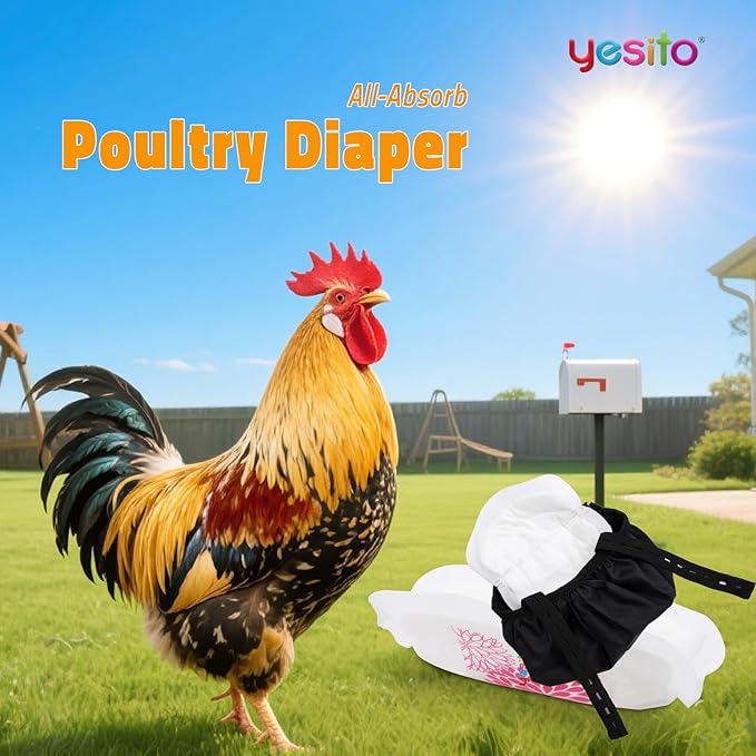 Chicken Harness Hen Camouflage Pink Size with 5.4foot Matching Leash – Adjustable Resilient Comfortable Breathable (Small Camouflage Pink)