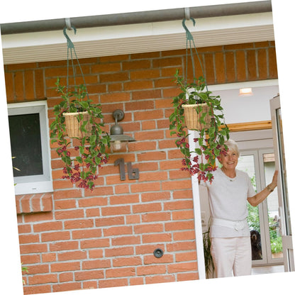 UKCOCO 5Pcs Plant Hanging Chains Space Saving Hooks for Outdoor Planters Bird Feeders and Lanterns User Friendly Setup Durable Construction for Vertical Gardening