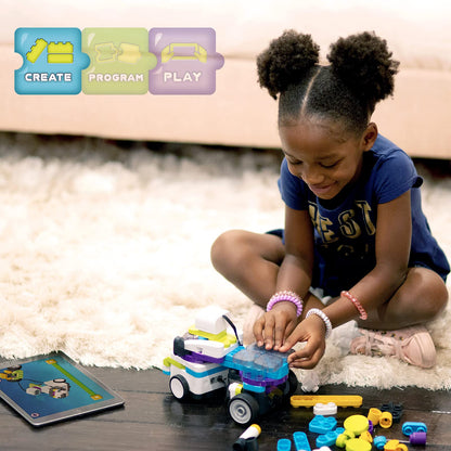 PAI TECHNOLOGY BOTZEES Classic Plus Coding Robots for Kids, Remote Control Robot, 8 in 1 AR STEM Toys for 4+ Years Old Kids (APP Based, iOS, Android and Kindle Fire Compatible)