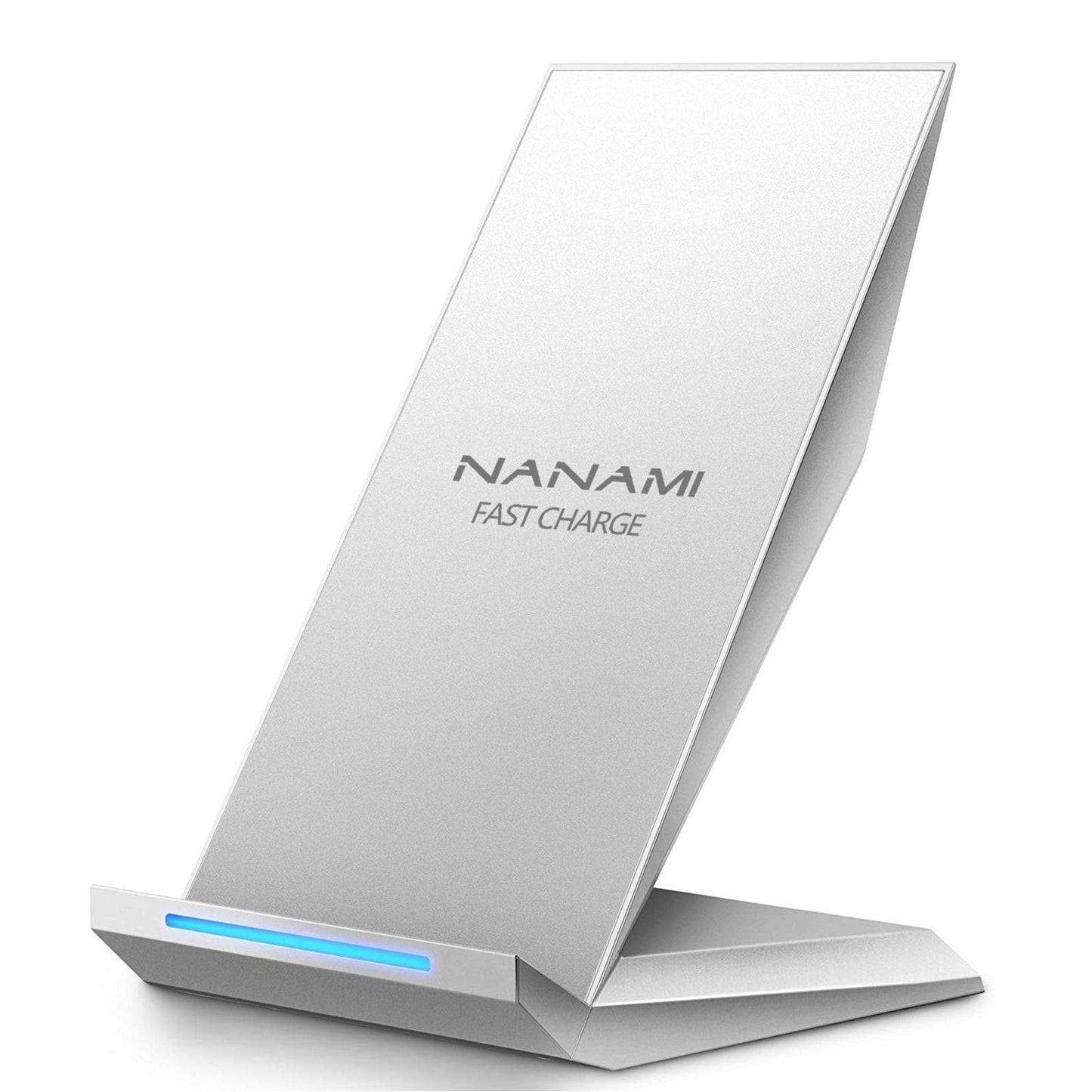 Fast Wireless Charger, NANAMI Wireless Charging Stand Compatible iPhone 17/17 Air/17 Pro/16/16 Plus/15/14/13/12, Desktop Charger Dock Phone Charging Stand for Samsung Galaxy S26/S25/S24/S23/S22/S21