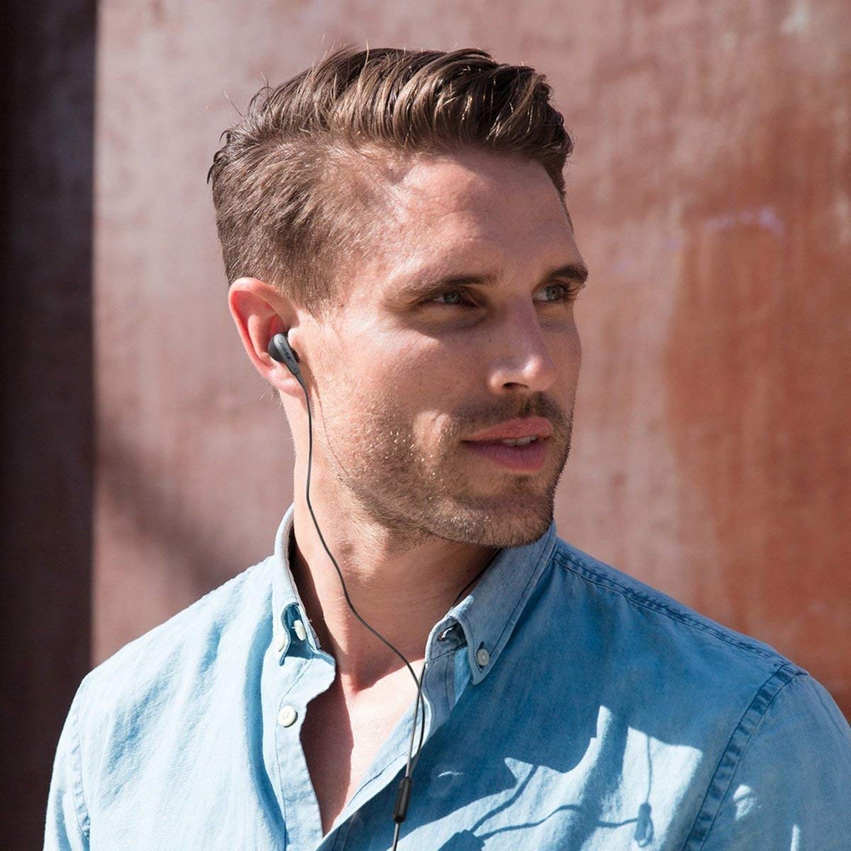 Bose SoundSport In-Ear Headphones For Apple Devices (741776-0010) - Charcoal (Renewed)