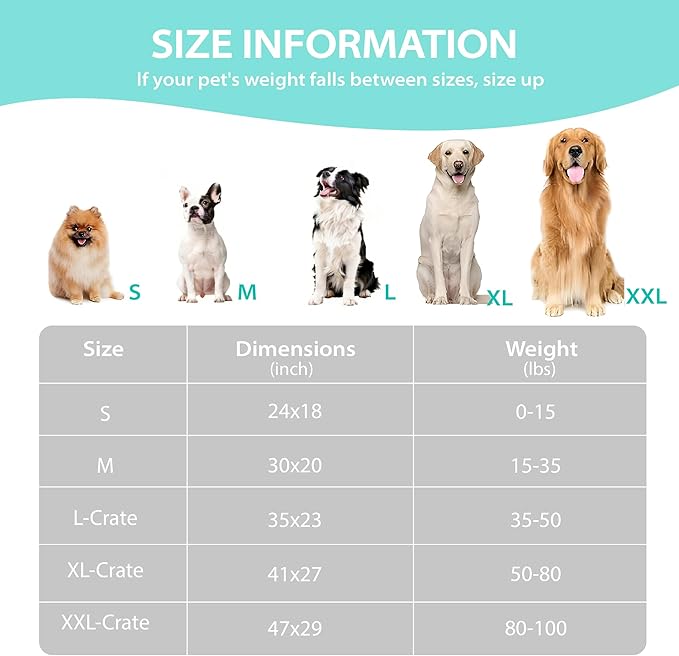 Cooling Dog Mat Q-Max>0.5 - Rapid Cooling Tech, Thin Breathable Crate Pad, Portable Washable Summer Mat, Chill Soothing Fabric - 35"x23" Large Dog, Wander Blue