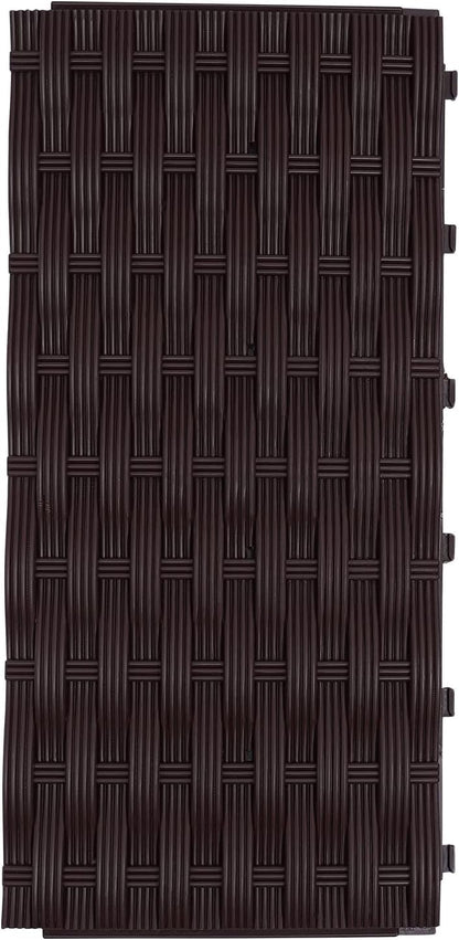 IOENC 4 Sets Raised Garden Bed, Garden, Raised Garden Beds Outdoor, Planter Boxes Outdoor, for Flowers Vegetables Flowers Growing Indoor Plants Fence Balcony Patio Gardening Supplies - Brown