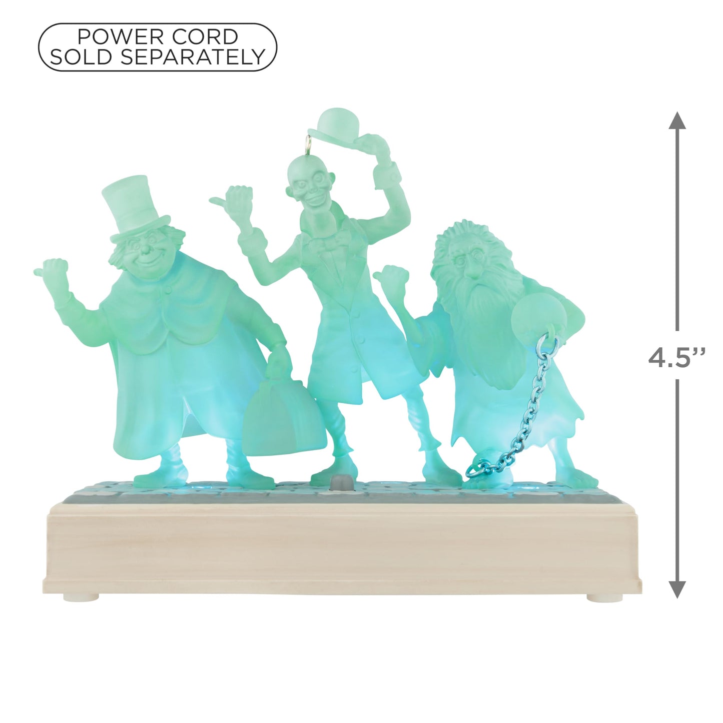 Hallmark Keepsake Christmas Ornament, Disney The Haunted Mansion Collection The Hitchhiking Ghosts with Light and Sound