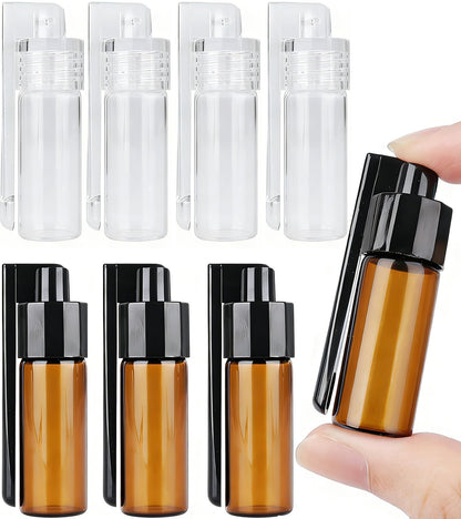 Clear Salt and Pepper Shakers Glass Set Classic Style Glass Spice Shakers Outdoors Travel Home Kitchen Boxes
