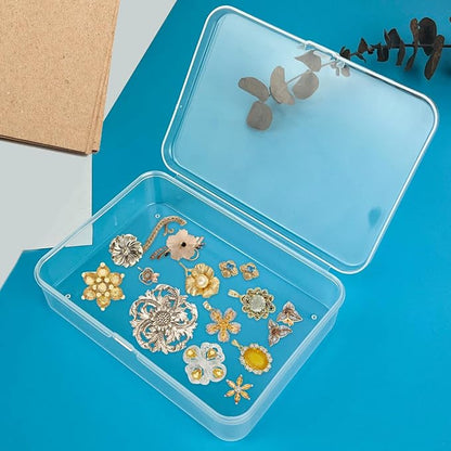 IOKUKI 8 Pcs Blank Playing Card Case, Clear Plastic Playing Game Card Storage Box Holder for Bank/Business/Game/PTCG Cards Not for Uno