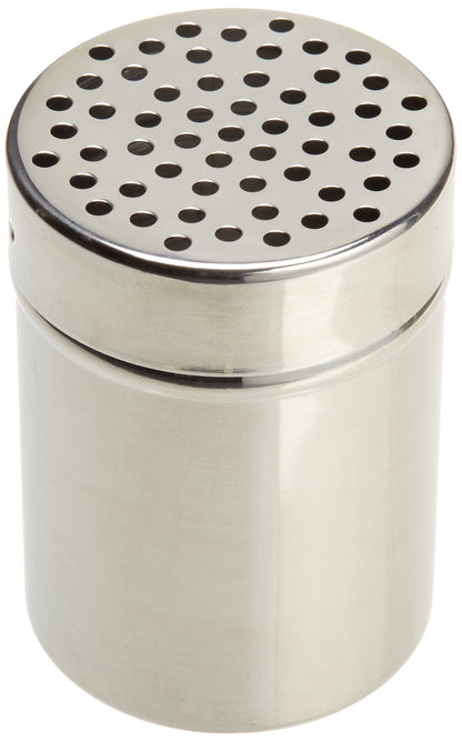 Ateco Stainless Steel Shaker, 10-ounce Capacity with Coarse Holes