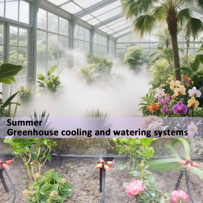 160Ft Drip Irrigation System for Garden with Water Timer, Main Water Hose ID 1/2inch 32Ft, 1/4in 131Ft, Sufficient Water Pressure, Irrigation Dripper Waterflow Evenly, Easy DIY Garden Watering System