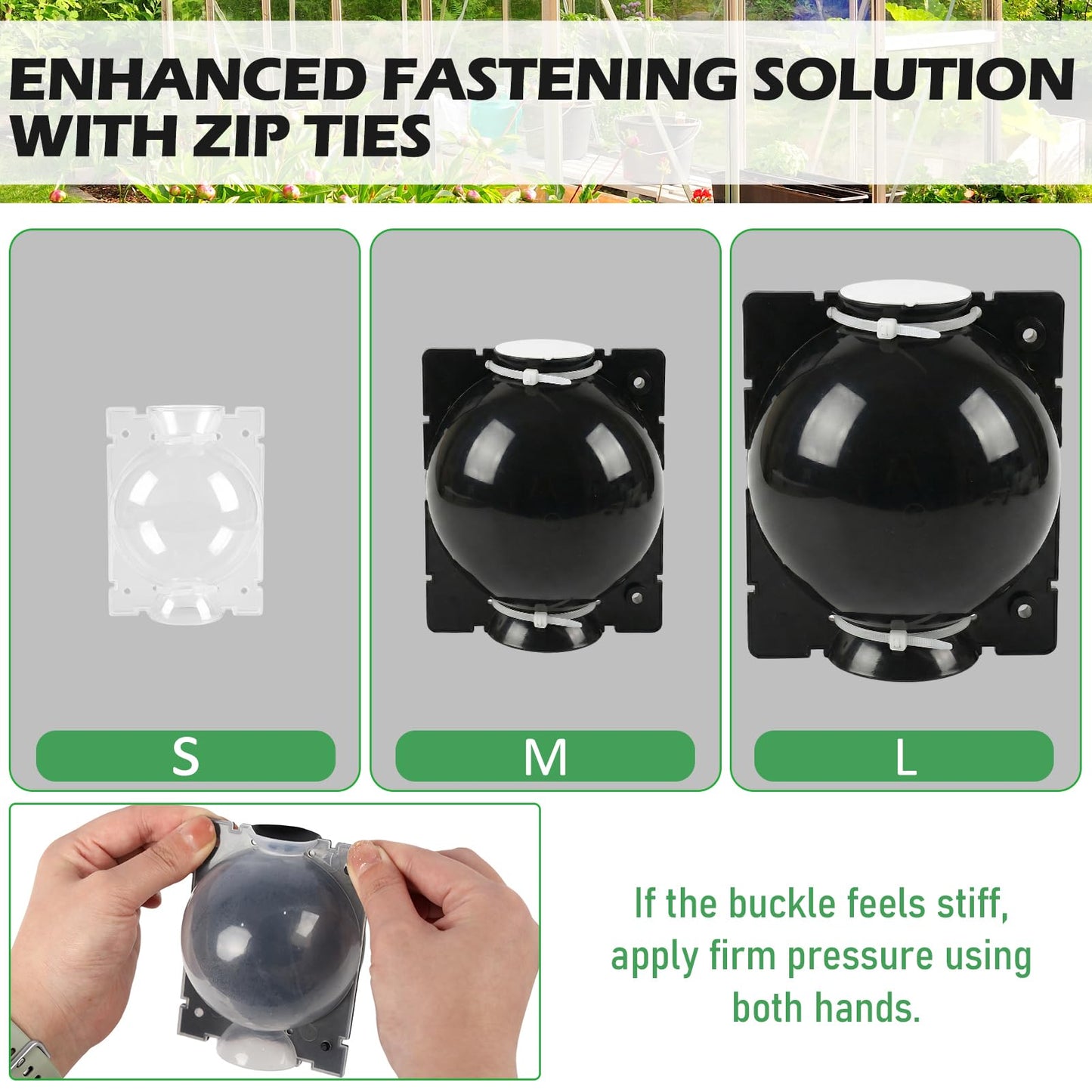 NVAAV Tree Root Growing Box, Air Layering Pods Propagation Kit, Reusable Half Transparent Plants Asexual Reproduction Grafting Ball for Fast Propagation Plants (12pcs Meidum)