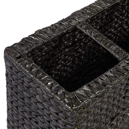 FAMIROSA Garden Raised Bed with 4 Pots Water Hyacinth Black